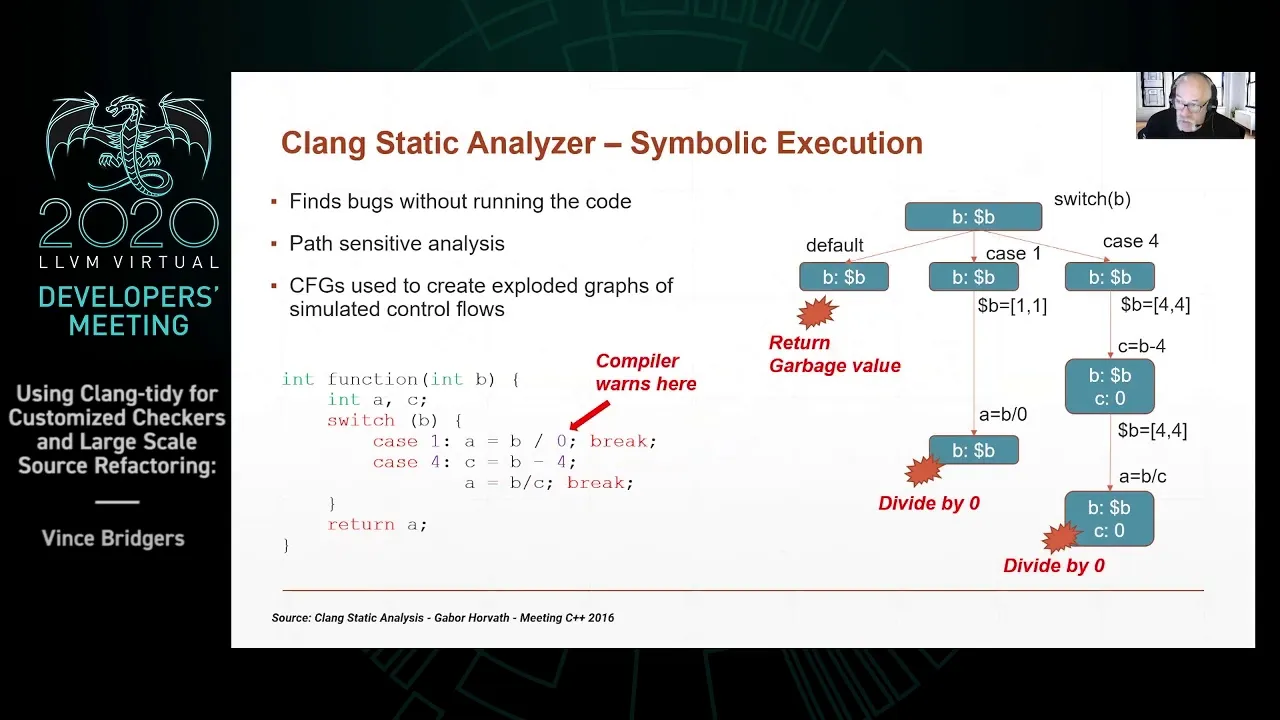 2020 LLVM Developers’ Meeting: “Using Clang-tidy for Customized Checkers and Large Scale Source...”