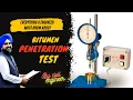 Bitumen penetration test with practical theory l testing qc lab testing