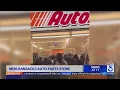 Mob ransacks auto parts store in Vermont Vista neighborhood of L A