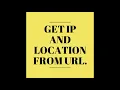 Get IP and location from URL Get Location and IP of any link using python python for beginner