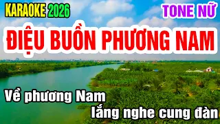 Karaoke Điệu Buồn Phương Nam Tone Nữ Nhạc Sống gia huy karaoke