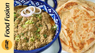 Lagan Qeema with Paratha - Eid Breakfast Special Recipe by Food Fusion