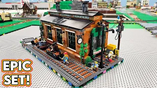 LEGO Old Train Engine Shed... EPIC SET! Bricklink Designer Program Set 910033