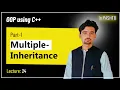 Lec 24 Multiple inheritance inheritance OOP using C Pashto