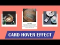 Card Hover Effect - 1 HTML CSS