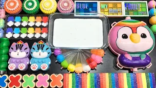 RELAXING MAKEUP VS CLAY PIPING BAGS | ASMR SLIME | Mixing Random Things Into Slime