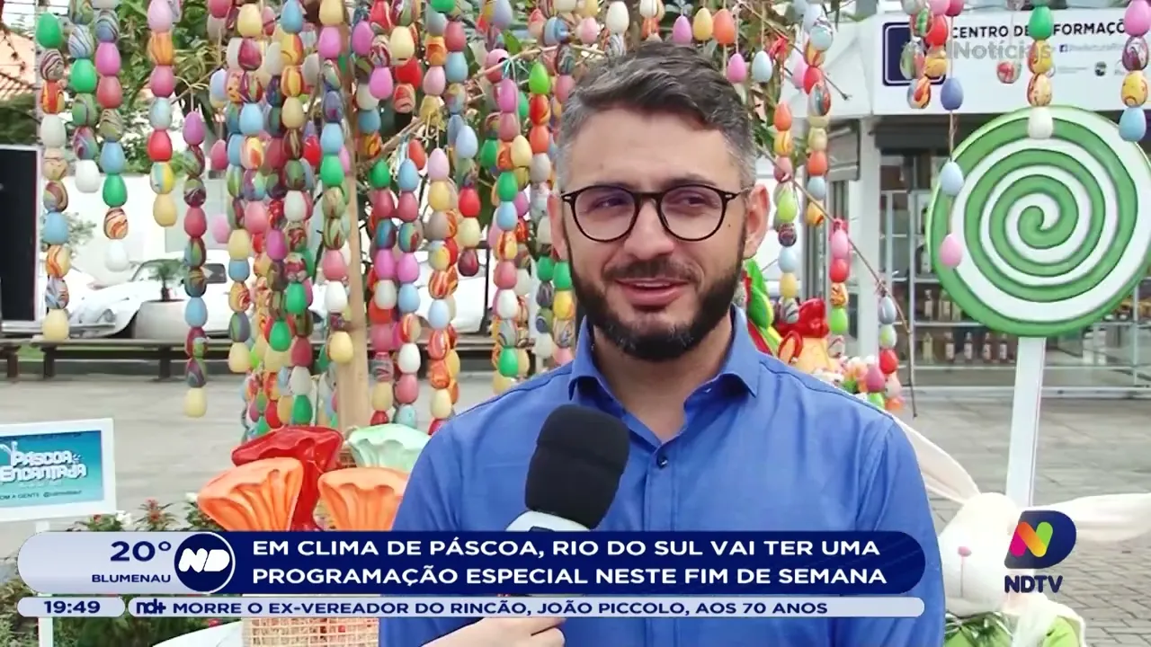 Rio do Sul tem programação especial de Páscoa neste fim de semana