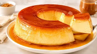 FAZ AMANHÃ PARA A SOBREMESA DE DOMINGO, SUA FAMÍLIA VAI AGRADECER, PUDIM DE LEITE CONDENSADO GRANDE