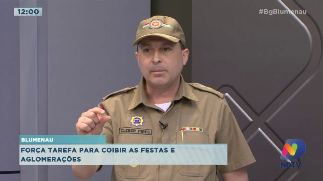 PM de Blumenau faz balanço de força-tarefa contra aglomerações e baladas