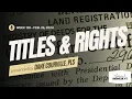 Week 128 Titles Rights