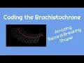 Coding the Brachistocrhone