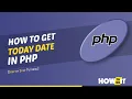 How to get today date in php 2024 Skill Wave