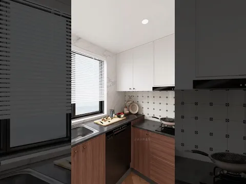 A textbook example of a semi-open kitchen! It gets better with use. #kitchen