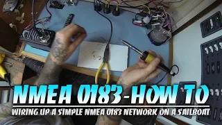 How to wire up a simple NMEA 0183 Network on a Sailboat