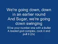 Fall Out Boy - Sugar We're Going Down With Lyrics! HQ
