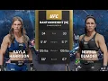 EA Sports UFC 6 Gameplay Kayla Harrison vs Norma Dumont