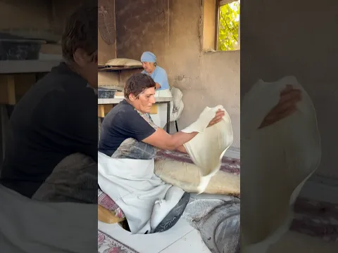 Keeping 1000 years of traditions alive- baking Lavash bread