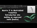 MatrixGold Making an Engraved band Basics