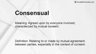 Consensual Meaning