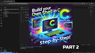 C - Build Your Own Shell in C Zsh Implementation Part 2 Implementing Core Built-In Commands
