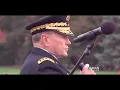 General Martin Dempsey sings 'Parting Glass' at his retirement ceremony