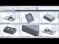 SolidWorks Tutorials for Beginners - 6 SolidWorks Rib Feature and Draft Command Tutorial