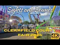 Clearfield County Fair 2025 Sights Sounds in 4K Classic Summer Fun