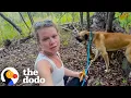 Woman Carries 95-Pound Great Dane Out Of The Woods The Dodo