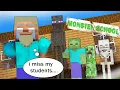 Download Lagu OLD HEROBRINE MISSED HIS STUDENTS: ROBOT MONSTERS