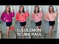 LULULEMON SCUBA TRY-ON HAUL Color Comparisons