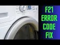 How To Fix A F21 Error Code On Your Washer