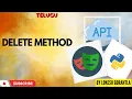 Part 5 Delete Method in Playwright Python API Telugu
