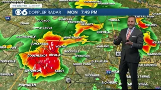 Most intense storm headed to Richmond area