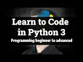 Learn to Code in Python 3 Programming beginner to advanced Udemy Course Part 1