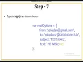 Sending Mail using Node js NodeMailer Angular - PART 1