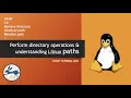 Linux Directory Commands Linux Tutorial 2021 Linux Masterclass