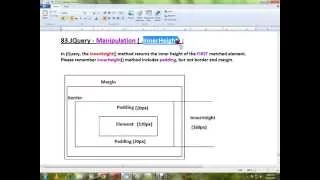 INNERHEIGHT METHOD IN JQUERY EXAMPLE DEMO