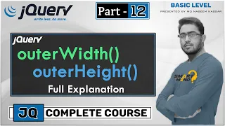 outerheight and outerwidth function in jquery for beginners in hindi by smart mind