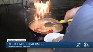 Kona Grill in Baltimore offering takeout delivery