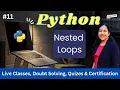 NESTED LOOPs in Python Live