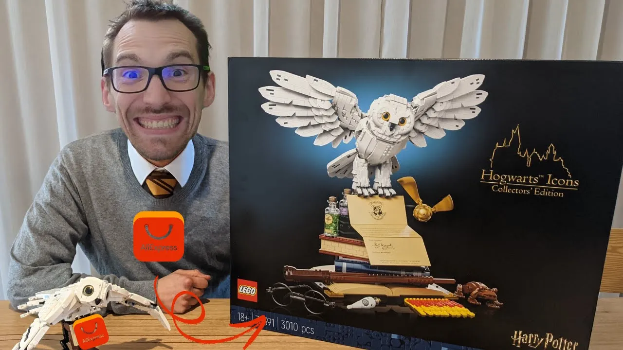 Unboxing the Hogwarts Icons LEGO Set from Aliexpress