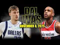 Download Lagu Dallas Mavericks vs Washington Wizards Full Game Highlights - November 8, 2025 | NBA Season