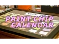 Paint Chip Calendar