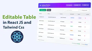 How to Create an Editable Data Table in React JS