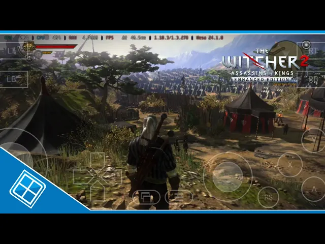 The Witcher 2: Assassins of Kings Enhanced Edition (Windows) on Android | Winlator v7.1.4