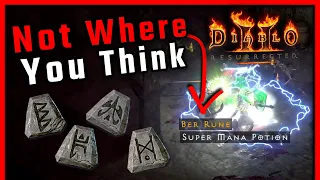 Where I ACTUALLY Find high Runes It Will Surprise You - Diablo 2 Resurrected