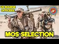 US MARINE OFFICERS MOS SELECTION