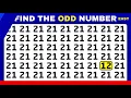 Find The ODD One Out | Test Your Vision 👀🧠 | Easy, Medium, Hard Quiz