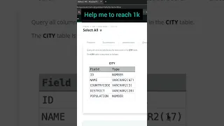 hackerrank SQL solution 3 select all