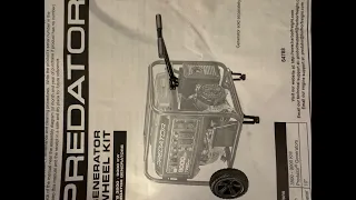 Predator Generator Wheel Kit Install DIY